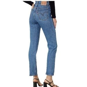 NWT Levi’s Straight Jeans Wedgie Button Fly Size 14 Short Petite 32” Waist New